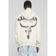 Karl Kani Ανδρική ζακέτα Chest Signature OS Heavy Sweat Full Zip Skull Hoodie
